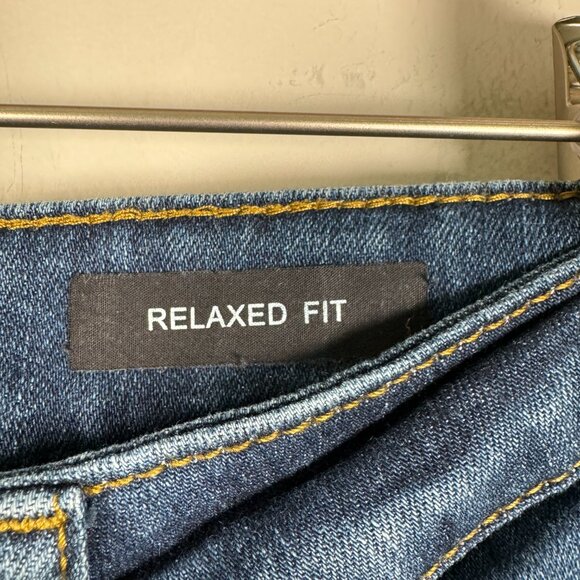 Judy Blue Relaxed Fit Jeans Size 31 Distressed Denim Mid Rise Stretch JB82102 DK - Picture 3 of 12